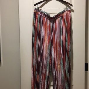Torrid Wide Leg HighRise rayon PullOn elastic waistband lined Pants Plus size 2X